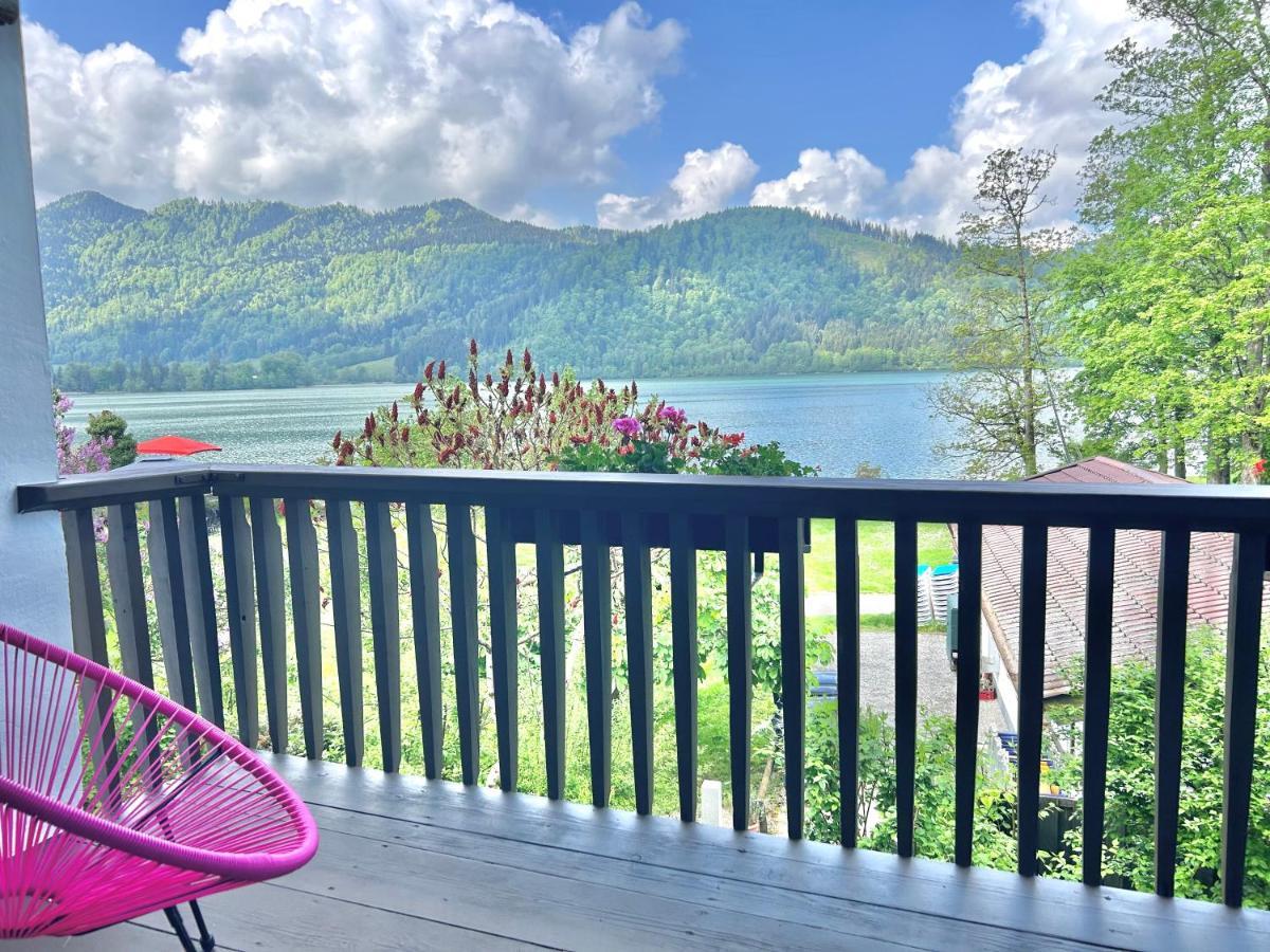 Ferienwohnung Strandbad - Alpen Popart Am See Schliersee Exterior foto